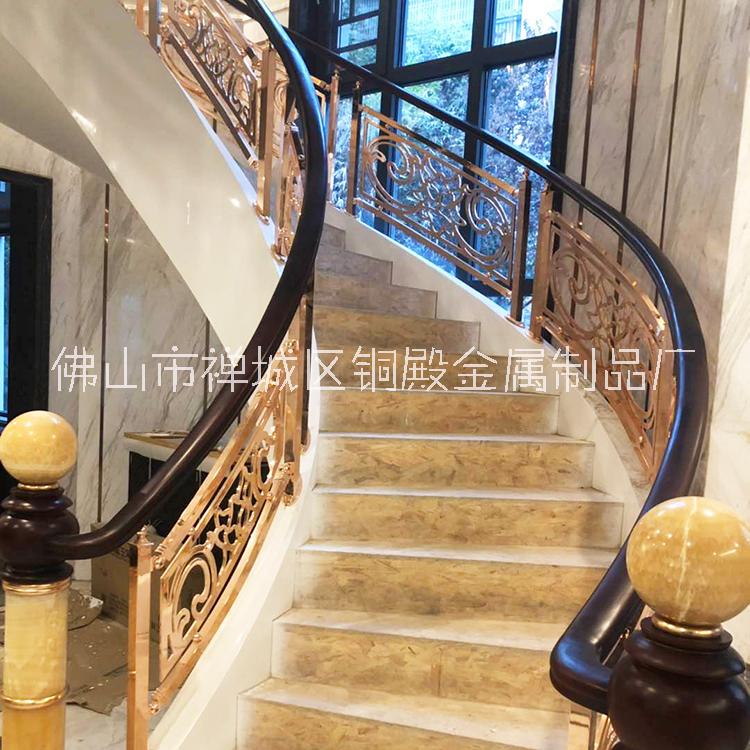 歐式銅樓梯護(hù)欄的華麗逆襲
