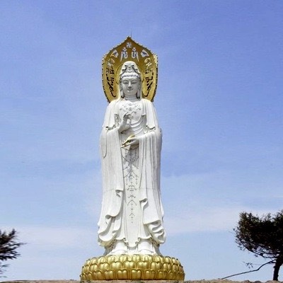 福建石雕觀音 花崗巖佛像雕刻  寺廟觀音雕像雕刻 佛像石雕