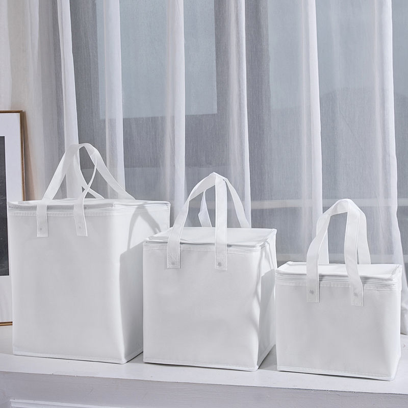 無紡布鋁箔保溫袋大閘蟹手提袋保溫包快遞外賣蛋糕超市保鮮冰袋