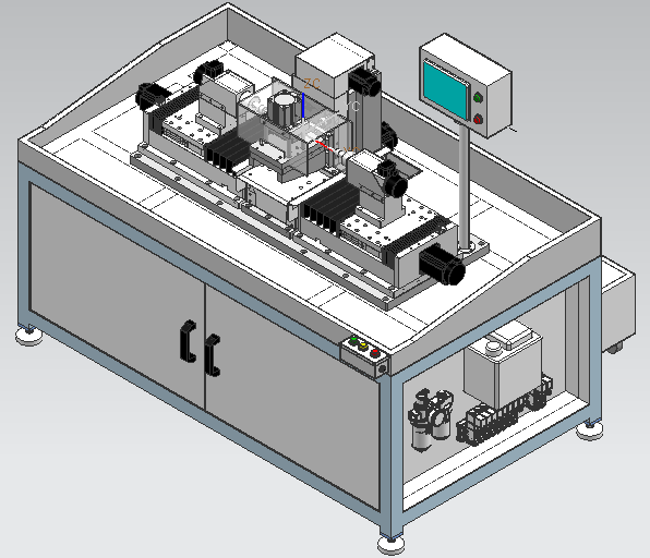 多角度伺服鉆孔攻牙一體機自動化