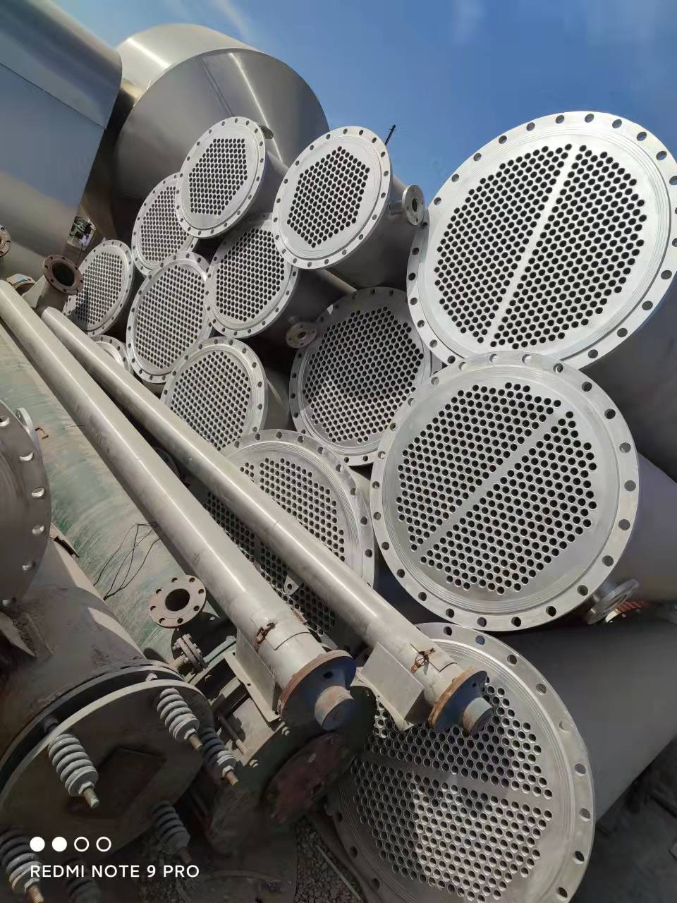二手鈦材冷凝器 二手不銹鋼冷凝器 二手油冷凝器 二手列管冷凝器 臥式殼管式冷凝器 鵬達設(shè)備