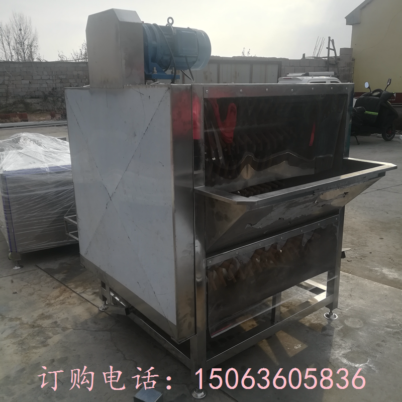 不銹鋼家禽脫毛機(jī)雞鴨鵝打毛機(jī)小型家禽六、七、九輥脫毛機(jī)