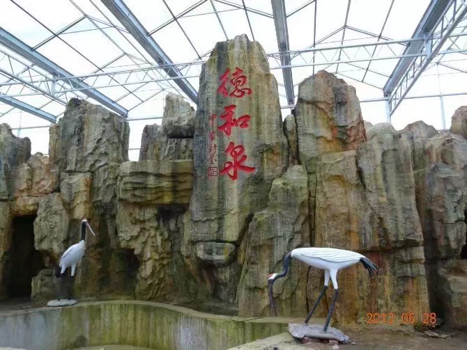 桂林沃德園林水泥人造石假山制作溶洞鐘乳石制作