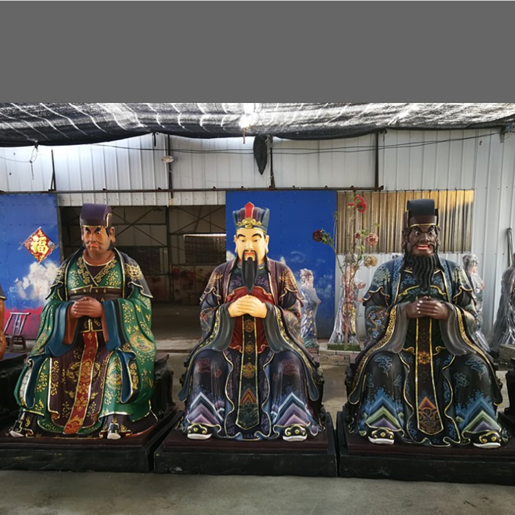 湖南十殿閻君佛像廠家 小鬼判官神像 黑白無常佛像 牛頭馬面塑像