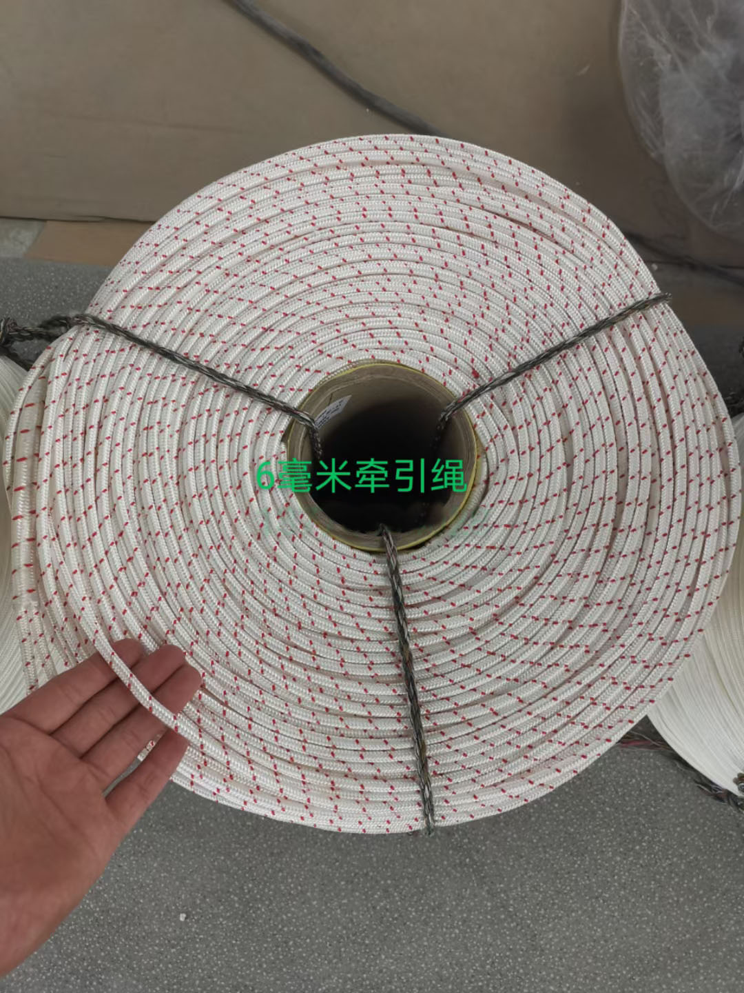 電力牽引繩優(yōu)質(zhì)杜邦絲電纜放線工具2-20mm耐磨安全繩電力施工飛機繩牽引機具