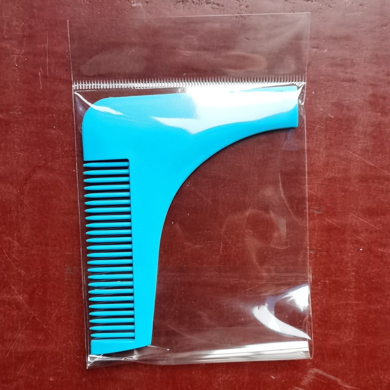 跨境電商 現(xiàn)貨1號胡子造型模板梳 直角梳 Beard Tool 促銷禮品