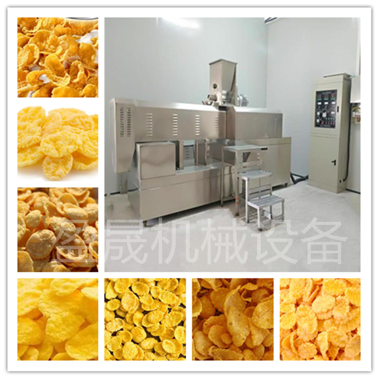山東盈晟玉米片膨化機(jī) 滕州玉米片加工設(shè)備  *惠