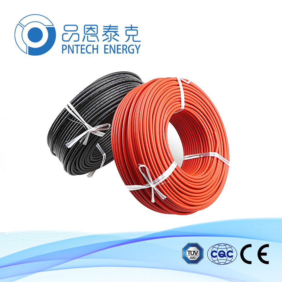 太陽(yáng)能光伏電纜 1*10mm2雙層絕緣護(hù)套 TUV認(rèn)證光伏單芯直流電纜