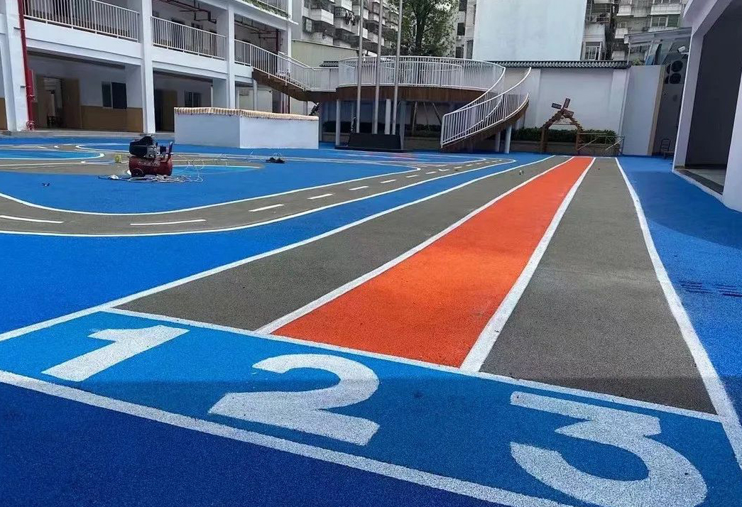 戶外EPDM橡膠地墊EPDM地墊 EPDM球場 幼兒園場地 彩色EPDM顆粒 彈性地面