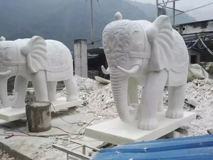 漢白玉石象加工廠