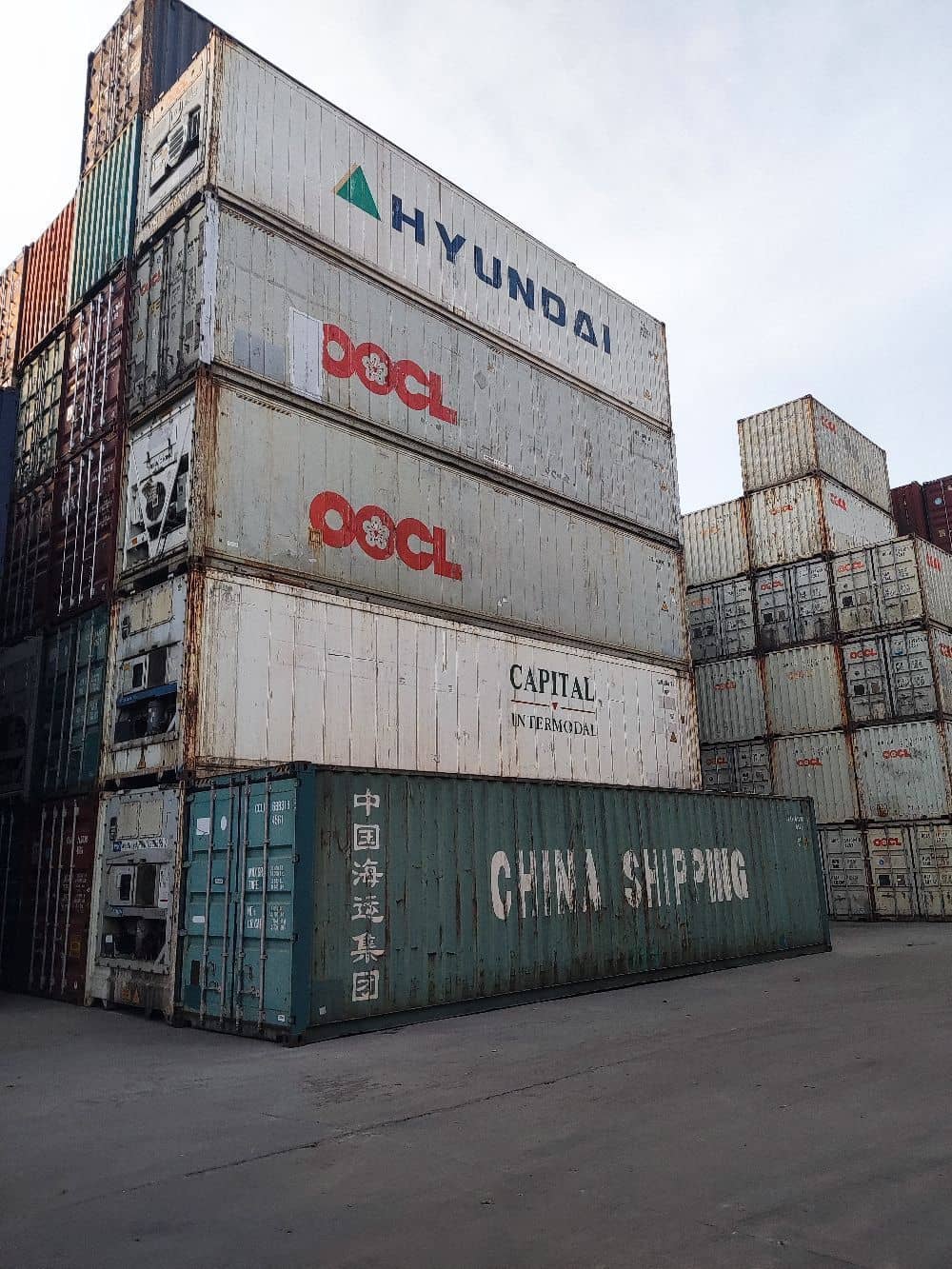 出售 二手集裝箱二手海運貨柜鐵路集裝箱