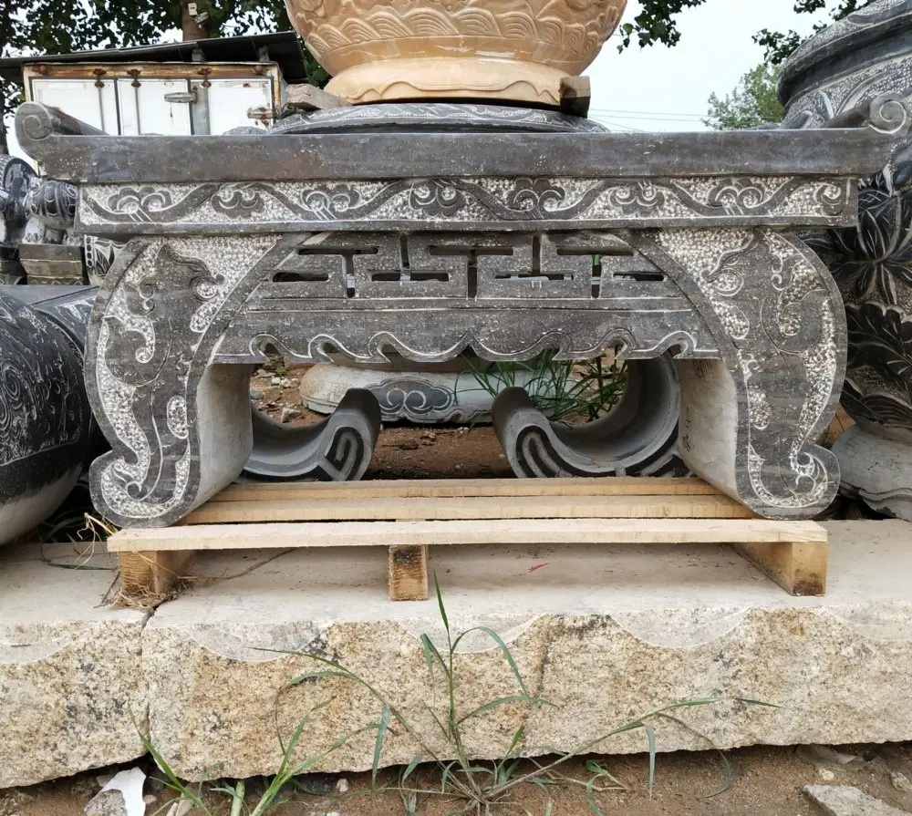 定制石雕 石雕供桌 寺廟石雕供桌 香桌定制 傳統(tǒng)石雕供桌