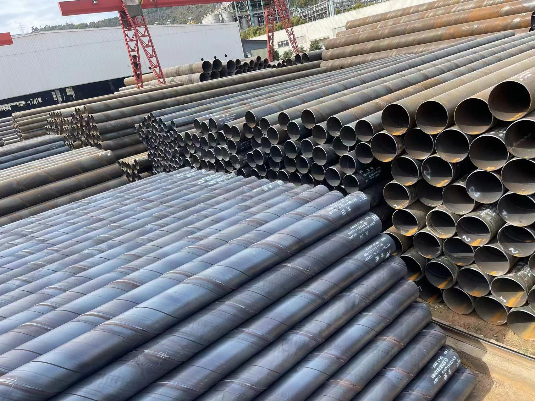 揚(yáng)政 排水供水用 螺旋管 法蘭式連接螺旋管道 支持定制