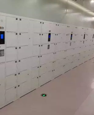 智能存包柜電子寄存柜人臉識別微型掃碼可定制功能