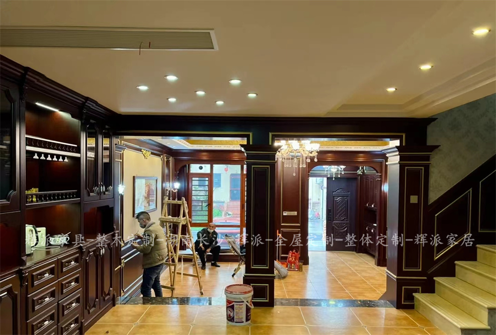 長沙整屋原木家具定制工廠 長沙全屋原木家具價(jià)格 原木書柜 博古架訂制進(jìn)口材料