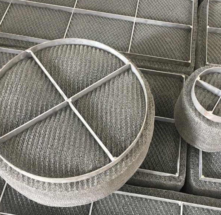 絲網(wǎng)除霧器 DP型上裝式絲網(wǎng)除沫器 絲混編除霧器 蒙耐爾合金絲網(wǎng) 焦化脫硫塔內(nèi)件