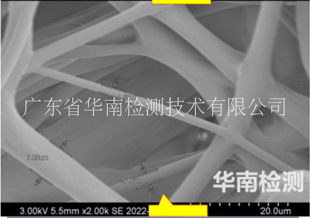 華南檢測(cè) 掃描電鏡檢測(cè)SEM 微米尺寸測(cè)量