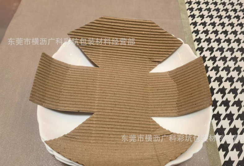 坑紙 瓦楞紙墊 陶瓷碗玻璃易碎品紙墊 防撞緩沖環(huán)保紙隔層