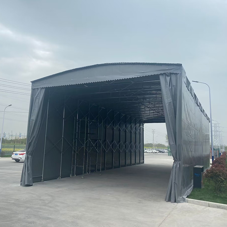 推拉雨棚廠家 推拉雨棚批發(fā) 推拉雨棚廠家多少錢【鑫建華鋼】