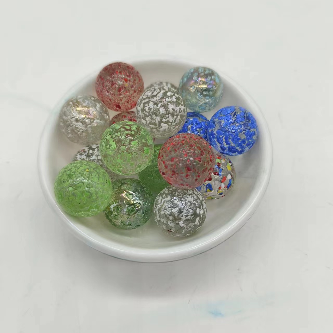 魚缸裝飾玻璃珠 *彈珠 工藝裝飾玻璃球彩色14mm 16mm 25mm   各種規(guī)格 實(shí)心彩珠彈珠