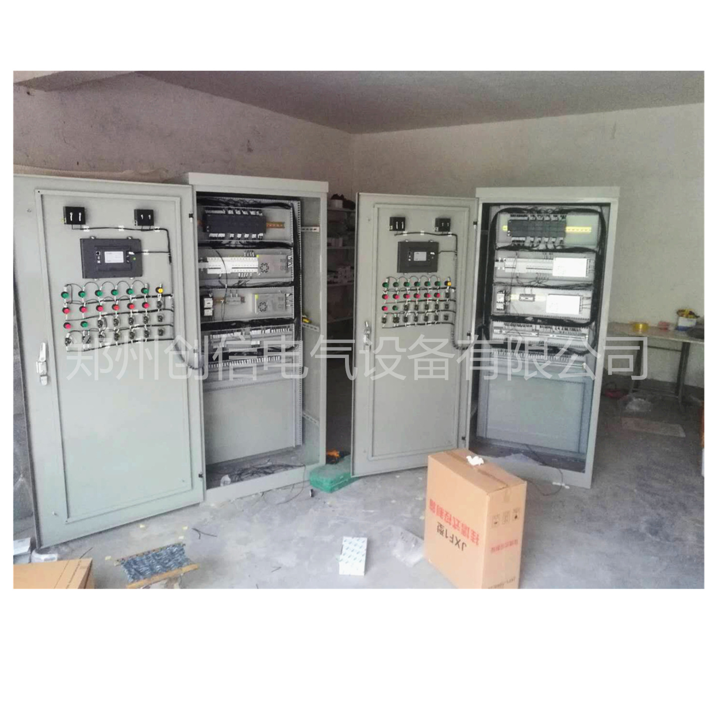 陶瓷配料電氣柜PLC控制柜  河南 電控柜工業(yè)自動化配電柜