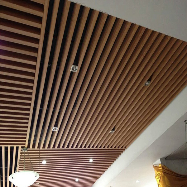 河北鋁方通 U形方通 木紋u型槽吊頂 鋁方管 鋁合金方通 定制