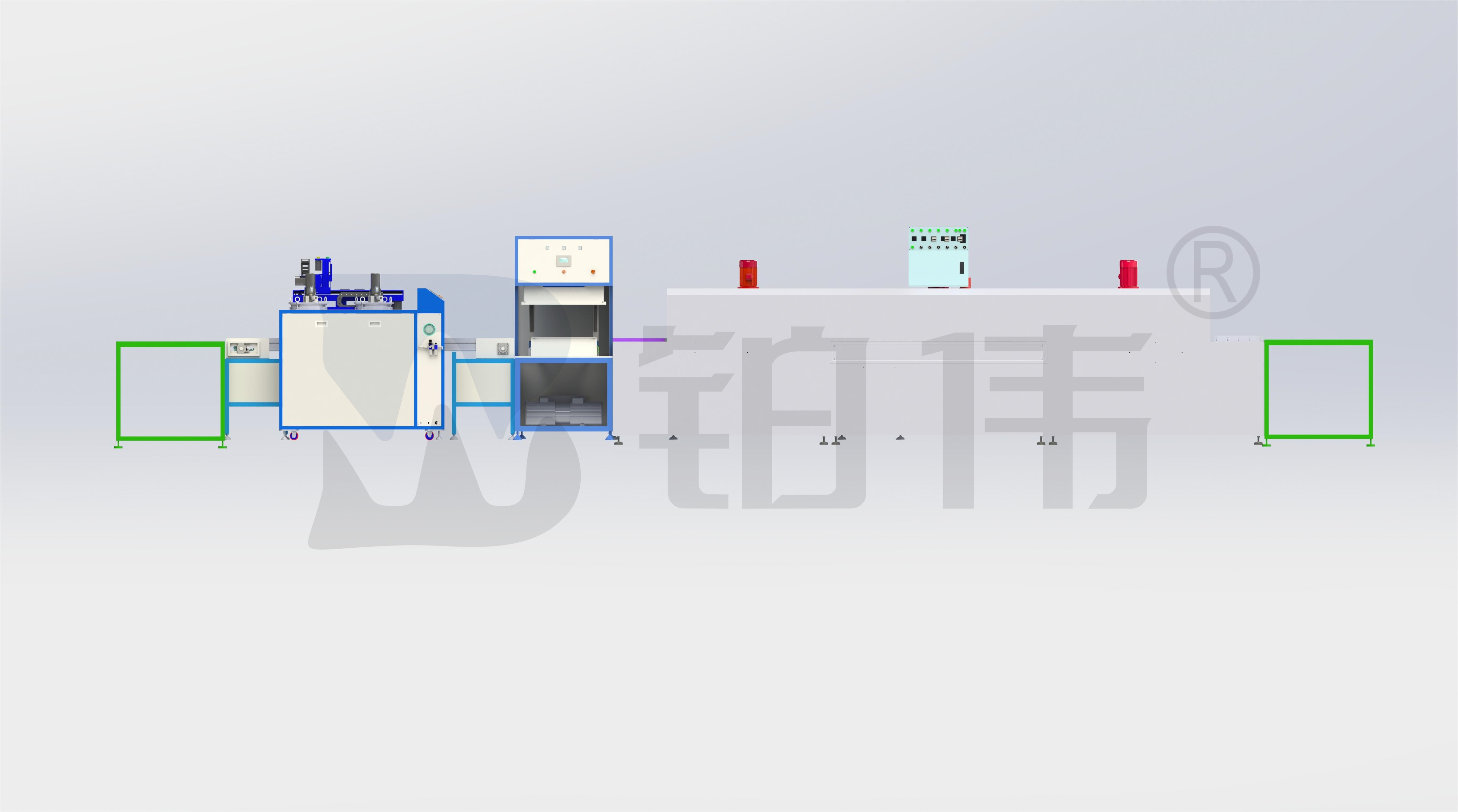灌膠機(jī)廠家地灌一抽流水線遂道爐流水線真空機(jī)灌膠線
