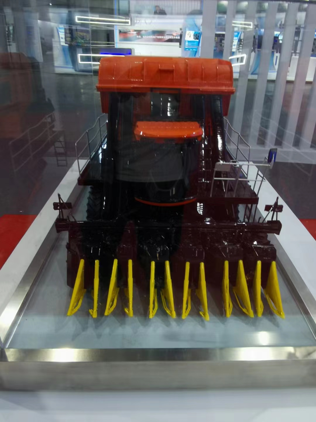 采棉機模型，施工機械模型制作，模型定制廠家，多少錢【大連藝匠模型科技】