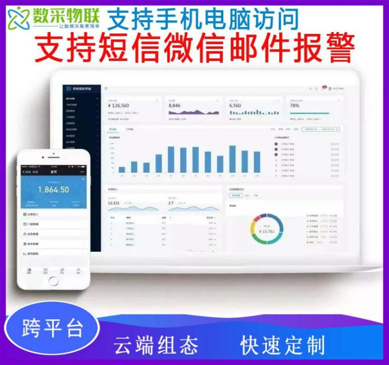 多回路交流单三相电压电流电量监测仪开口式互感器多环境能耗监控 多回路电量监测仪