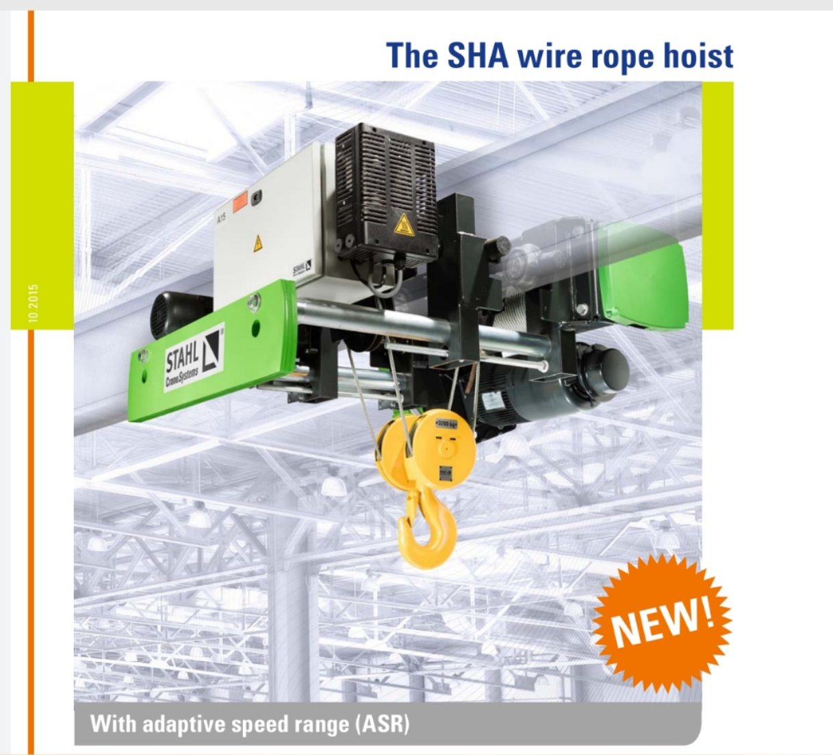 STAHL CraneSystems的SHA鋼絲繩葫蘆
