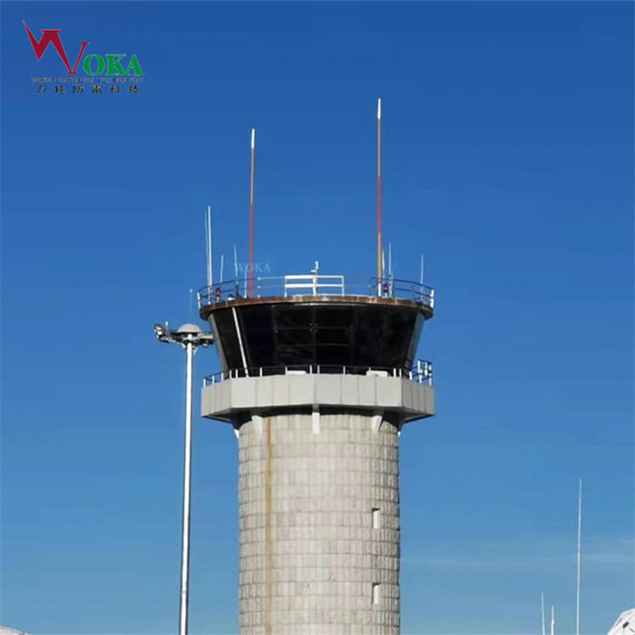機(jī)場(chǎng)微波站RFT-L-11絕緣避雷針 7米19米高強(qiáng)度玻璃鋼避雷針