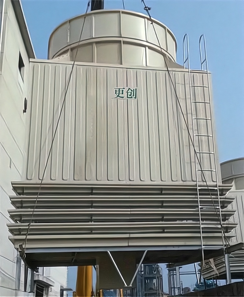 300噸逆流式冷卻塔 酒店中央空調(diào)低噪音300t冷卻塔更換  廠家批售