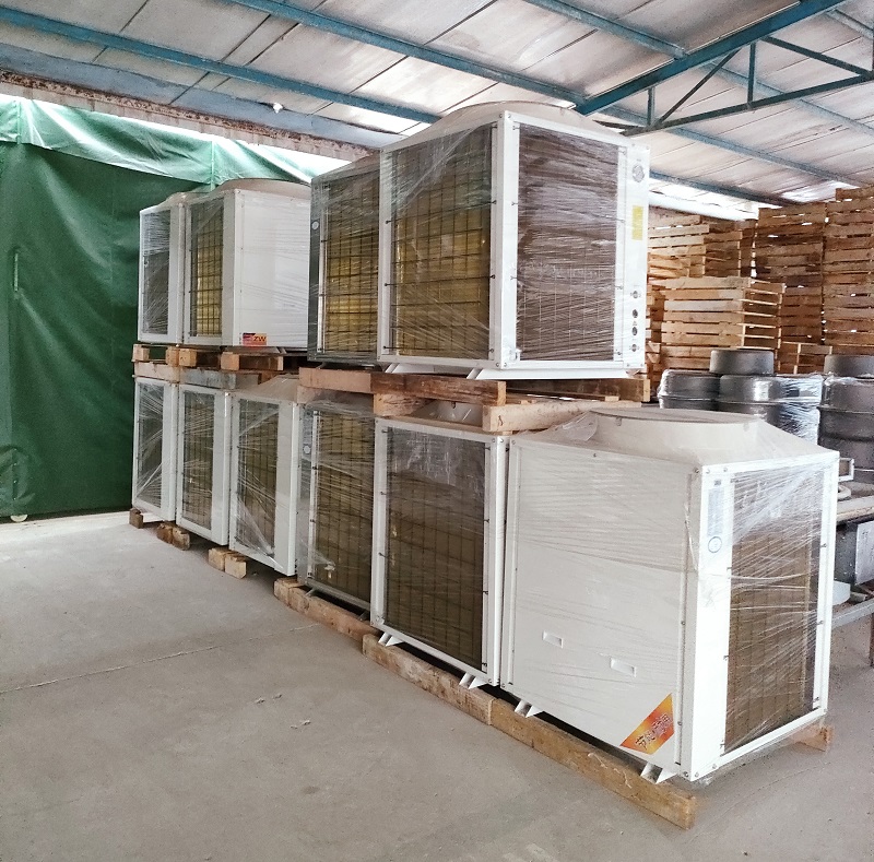 廣州合派達(dá)10匹10噸工地用空氣能熱水器一體機(jī)200-300人民工宿舍熱水器