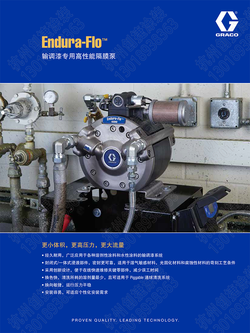 固瑞克輸調漆泵4D150 4D350氣動隔膜泵24W346不銹鋼4:1供漆泵 固瑞克原裝供漆泵