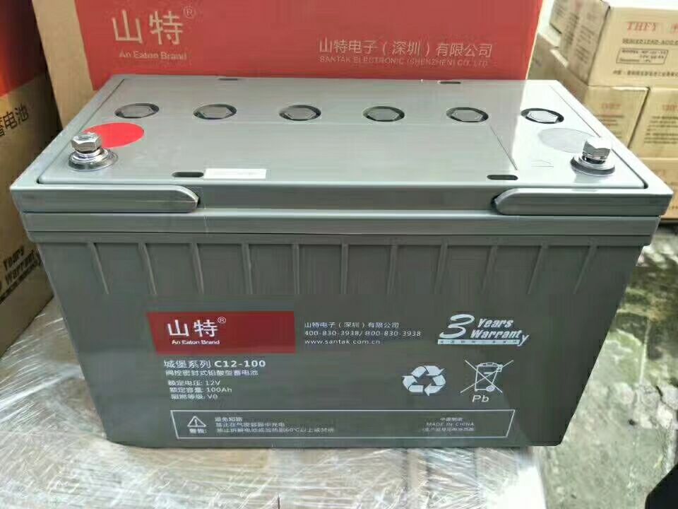 山特蓄電池C12-100AH12v100ah直流屏ups電源
