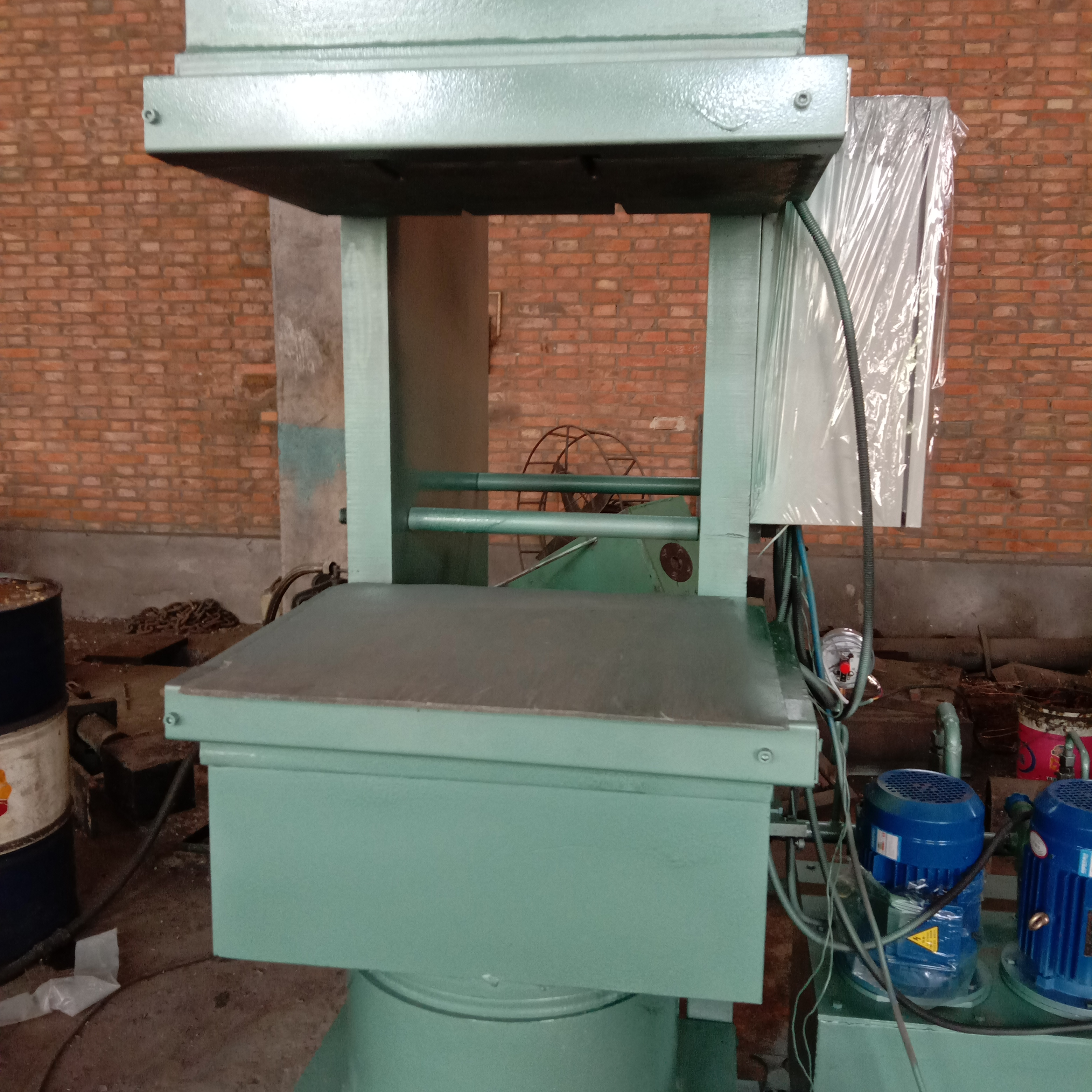 雙環(huán)120噸平板硫化機 鄂式橡膠成型機 大小參數(shù)自動升降