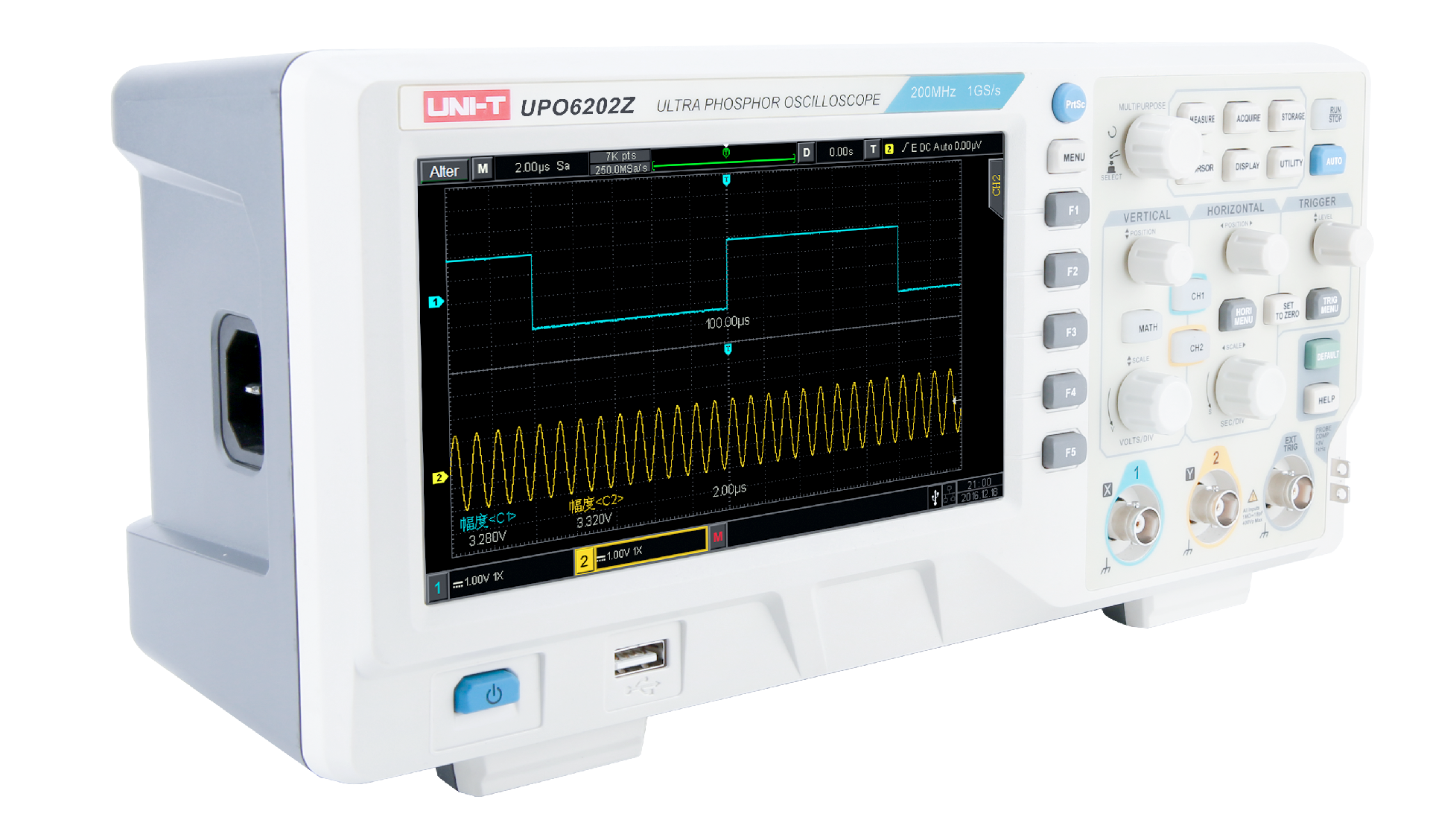 UPO6000Z系列數(shù)字示波器UPO6202Z/6102Z現(xiàn)貨供應(yīng)