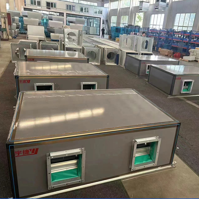 車間廠房吊頂式射流機組/立柜式新風機組/臥式空氣處理機組