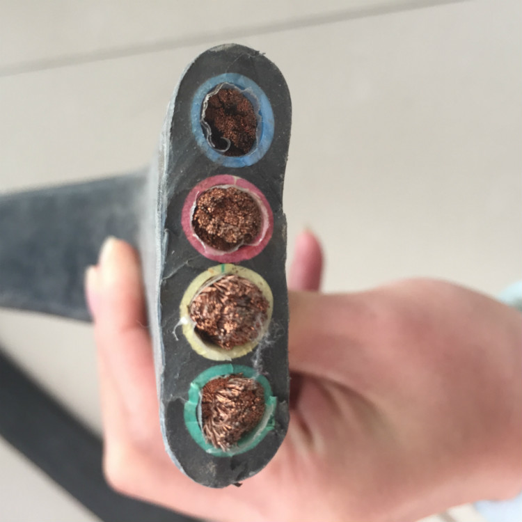 天津潛水泵電機用電纜價格 JHS-單芯防水橡套軟電纜300/500V