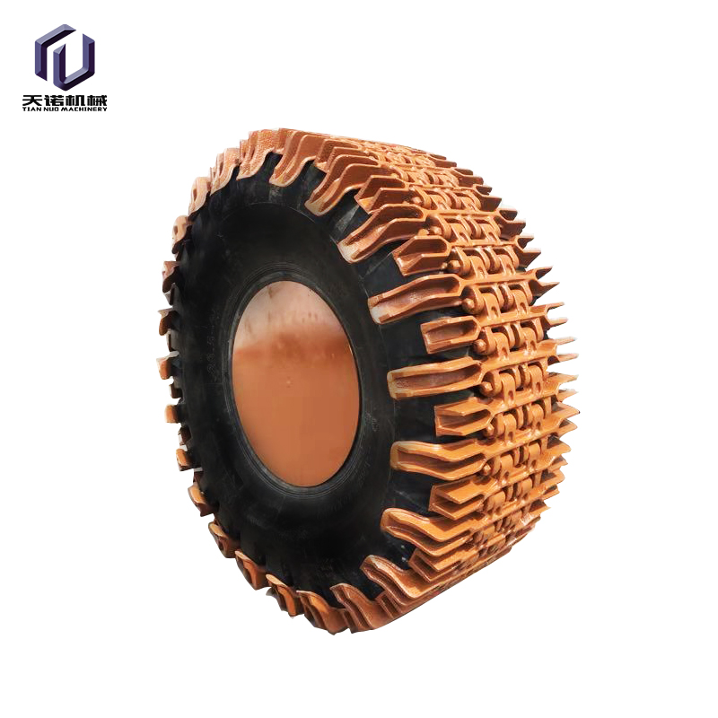 23.5-25輪胎保護(hù)履帶 鏟車裝載機(jī)防滑防扎防硌 全方位保護(hù)輪胎