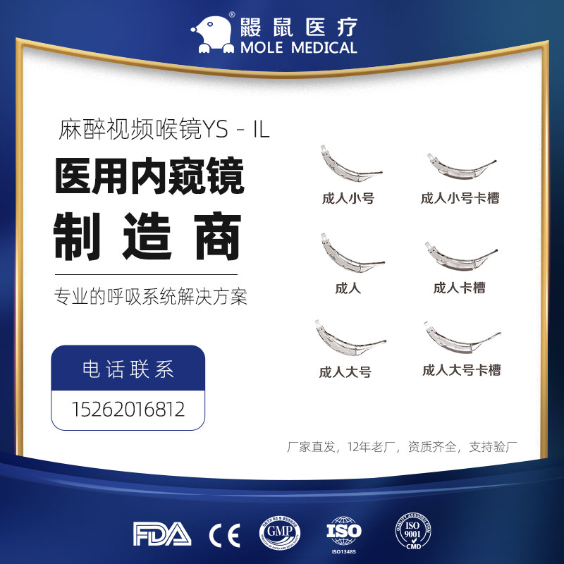國產(chǎn)醫(yī)用視頻喉鏡YS-IL成人適用廠家直發(fā) 急救導(dǎo)入氣管插管可視喉鏡廠家